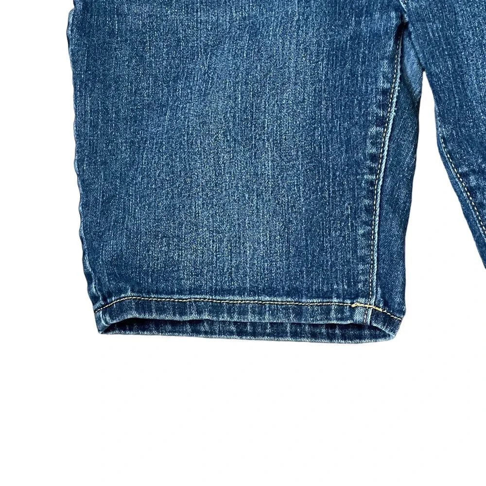 Old Navy Adjustable Side Band Bermuda Short Kids Boy 14‎ Stretch Mid-Rise Denim
